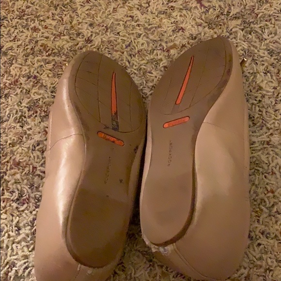 rockport tied ballet flat